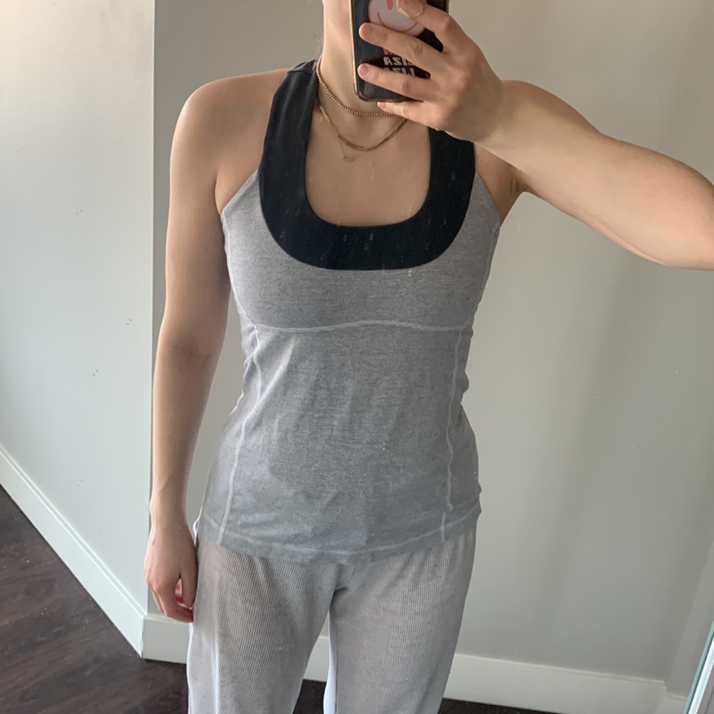 LULULEMON - Striped Racerback Tank - Picture 7 of 8